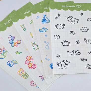 Vinyl Gloss Sticker Sheets
